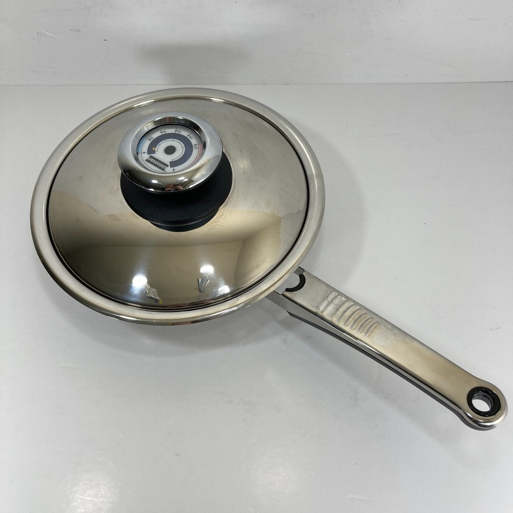 Professional Platinum Fry pan skillet 8" 24 element T304 Stainless Gourmet